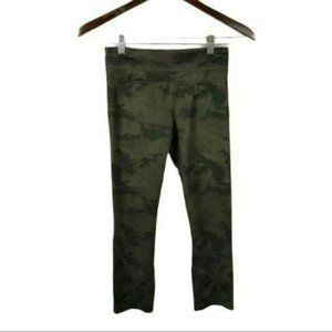 Lululemon Inspire Crop Savasana Camo Green, Size 2